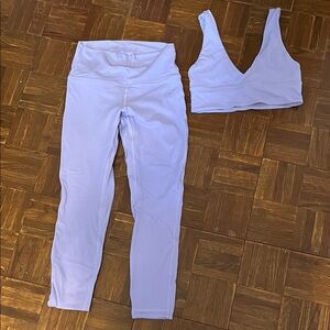 Lululemon Align High-Rise Pant 25” & Align V-Neck Bra Set